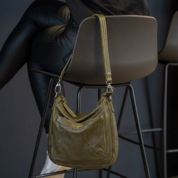Chesterfield Panama Oliivinvihreä Olkalaukku 4 Chesterfield Panama Oliivinvihreä Olkalaukku - Image 4