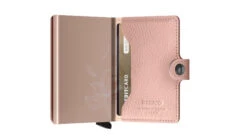 Secrid Miniwallet Vaaleanpunainen Stitch -Laukkuni vaaleanpunainen korttikotelo secrid miniwallet stitch magnolia rose kuviollinen