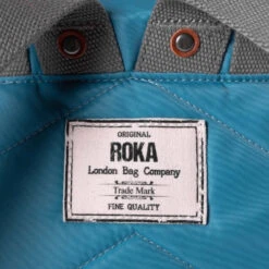 Roka London Bantry B Sustainable Nylon Reppu Petrol -Laukkuni vaaleansininen nylon reppu sustainable roka london bantry b pieni