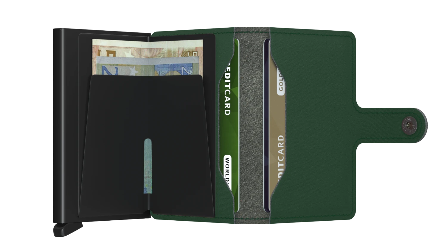 Secrid Miniwallet Yard Vihreä - Ei Nahkaa 2 Secrid Miniwallet Yard Vihreä - Ei Nahkaa - Image 2