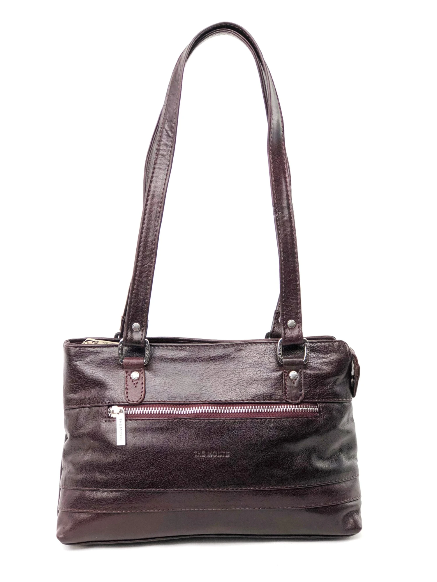 Keskikokoinen Käsilaukku Viininpunainen 2 Keskikokoinen Käsilaukku Viininpunainen - Image 2