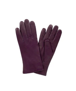 Sajaco Naisten Nahkahanskat Violetit