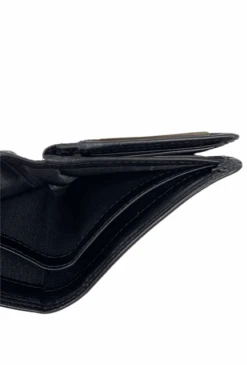 Vigro Keskikokoinen Nahkalompakko -Laukkuni virgo nahkalompakko musta metallivetoketju