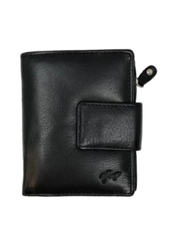 Pieni Naisten Nahkalompakko Musta RFID