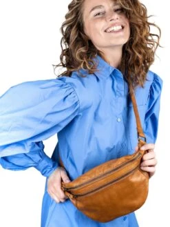 Re:Designed Faust Konjakinruskea Vyölaukku