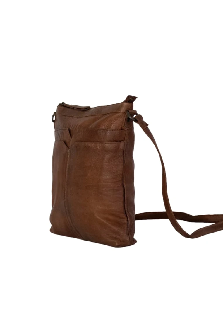 Re:Designed Biri Urban Pähkinänruskea Nahkainen Iso Olkalaukku 2 Re:Designed Biri Urban Pähkinänruskea Nahkainen Iso Olkalaukku - Image 2